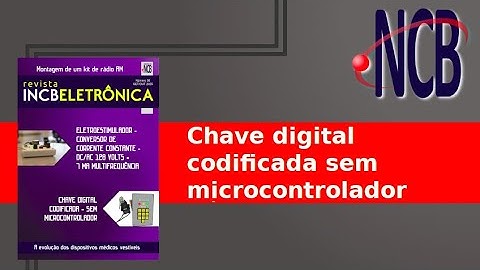 Chave digital codificada – sem microcontrolador