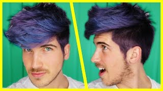 DYING MY HAIR PURPLE!