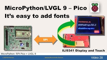 Raspberry Pi Pico - MicroPython LVGL - It