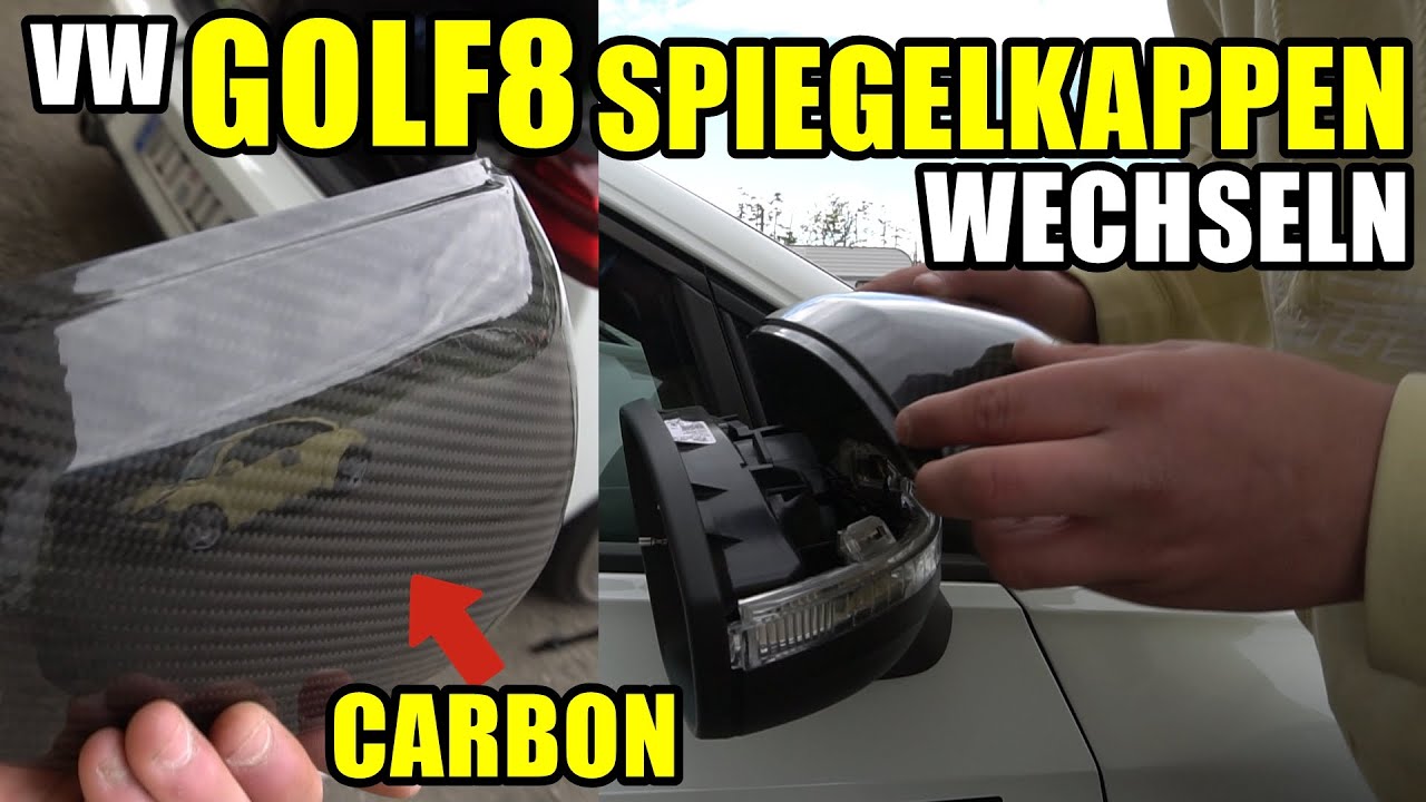 VW Golf 8 Spiegelanklappen per Schlüssel - Carat-Garage