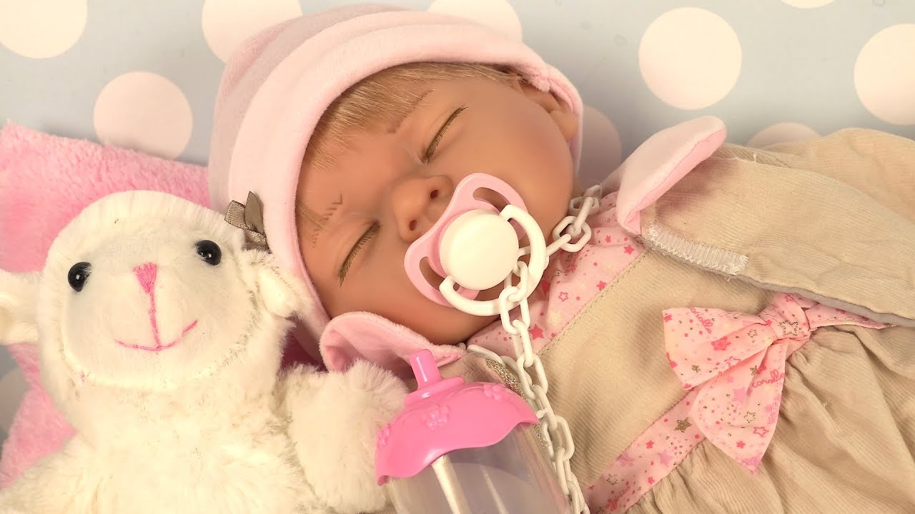 Poupee Reborn Bebe Realiste Petite Fille En Tenue Rose Youtube