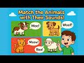 Animal Sounds Game for Kids 🐶🐮 | Match the Animal to the Sound! | Fun Learning for Toddlers