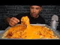 (ASMR) CHILI CHEESE FRIES MUKBANG