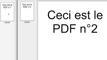 Comment fusionner deux PDF avec Aperçu sous Mac