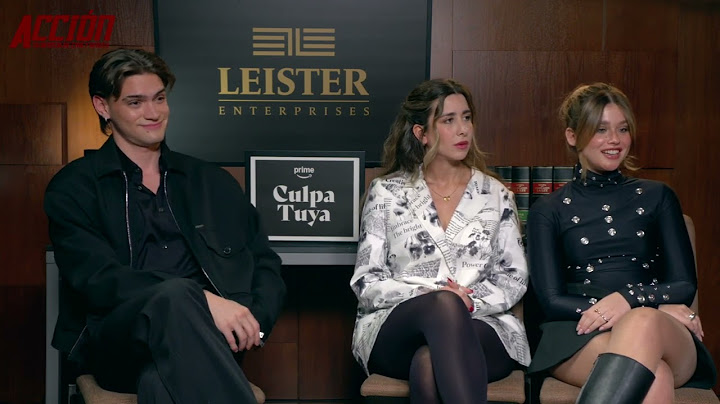 Entrevista Culpa Tuya: Gabriel Guevara, Nicole Wallace y Mercedes Ron, autora de la novela.