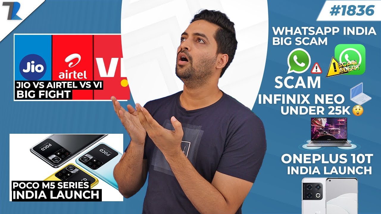 POCO M5 Series India,Jio-Airtel-Vi Big War,iQOO 10 Series Launched,WhatsApp Big Scam,Oneplus 10T
