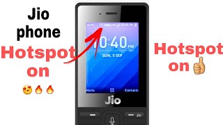 Jio phone hotspot ON easy trick😍🔥👍|jio phone new update today screenshot 1