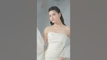 Váy cưới cúp ngực tay rời quyến rũ dành cho nàng dâu hiện đại #shorts