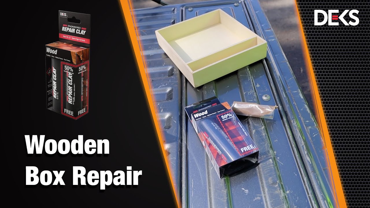 DEKS Engineered Repair Clay - Wood - RCW80 - Fix Wooden Box Repair - CAPT Plumbing