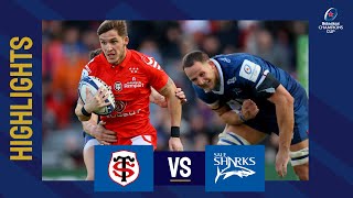 Highlights - Stade Toulousain v Sale Sharks - Round 2│Heineken Champions Cup 2022 23