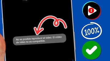 No se puede reproducir el video. El códec de video no es compatible. Problema en Samsung