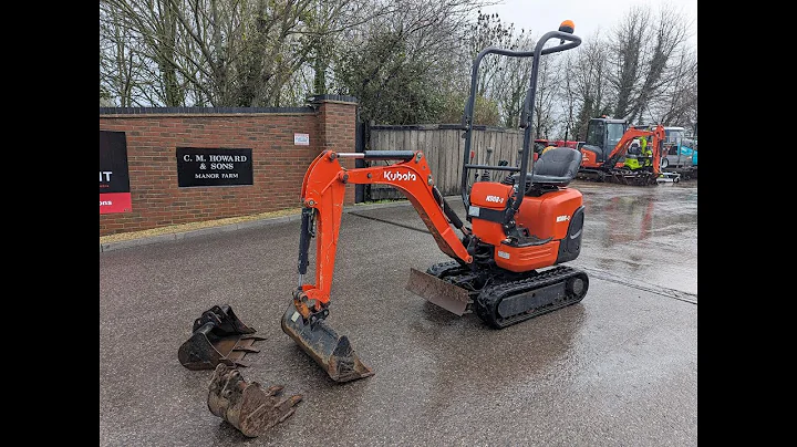 KUBOTA K008-3 EXCAVATOR WALKAROUND