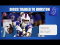 Diggs gone from buffalo  texans add veteran weapon for peanuts