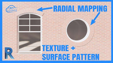 Radial Mapping - How to apply arched and circular patterns to surfaces in Revit