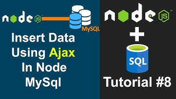 Node JS MySQL Tutorials #8 | Insert Data Using Ajax In Node MySql In Hindi In 2022