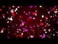 60:00 Minutes / Heart Shapes Particles Background  Featuring Valentine’s Day 4K (Free)