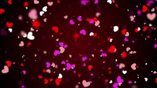 60:00 Minutes / Heart Shapes Particles Background  Featuring Valentine’s Day 4K (Free)