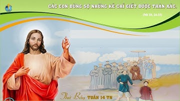CẦU NGUYỆN VỚI PHÚC ÂM THỨ BẢY TUẦN 14 THƯỜNG NIÊN (Mt 10, 24 – 33).