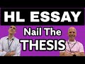 Understanding HL Essay and Thesis Statements