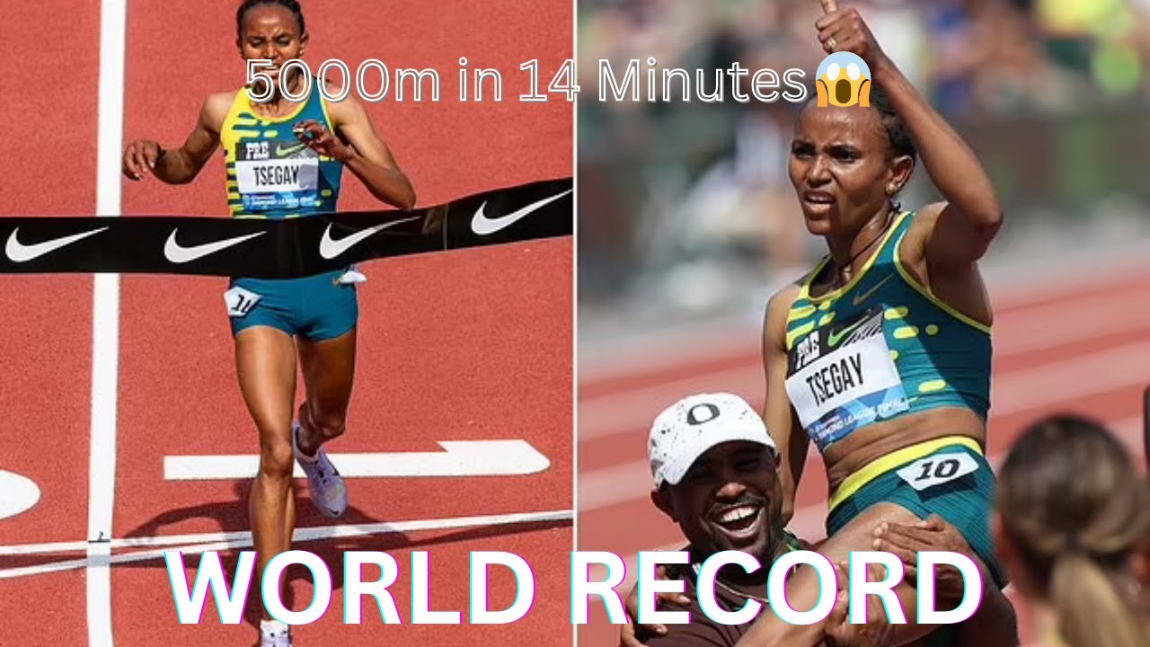 Gudaf TSEGAY SHOCKING 5000m WORLD RECORD.😱😱