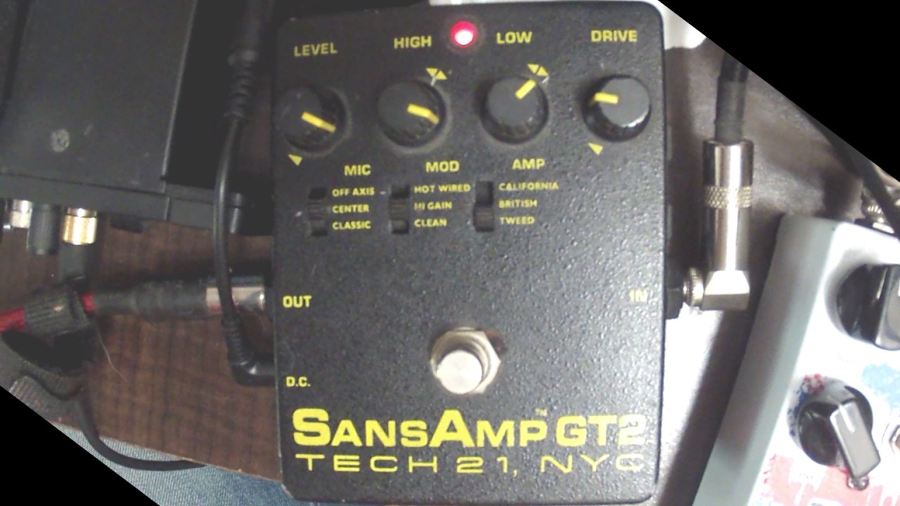 SansAmp GT2 Direct to Mixer (Wampler Plexi Drive Deluxe and Dual Fusion)