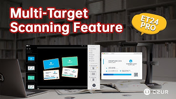 CZUR ET24 Pro丨Multi-Target Scanning Feature