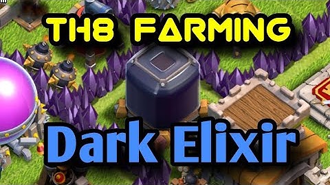 TH8 Dark Elixir Farming Army 2017 - Dragloonion | Clash Of Clans