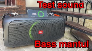 Test sound JBL Partybox On The Go