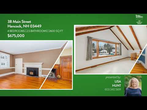 38 Main Street, Hancock, NH home video tour