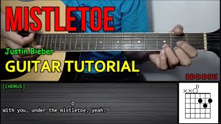 Justin Bieber - MISTLETOE | Guitar Tutorial | LYRICS and CHORDS