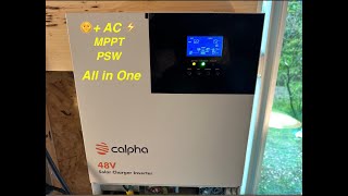 Calpha 48V 3500W All in one Solar Charger Inverter : Learning curve on programming, but works great!