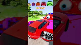 😱 Small Car vs Monster Car 🚗👹 #shorts #cars #gaming