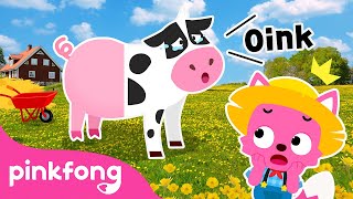 Let’s Find the Jumbled Farm Animal Sounds! | Story for Kids | Old Macdonald Had a Farm | Pinkfong