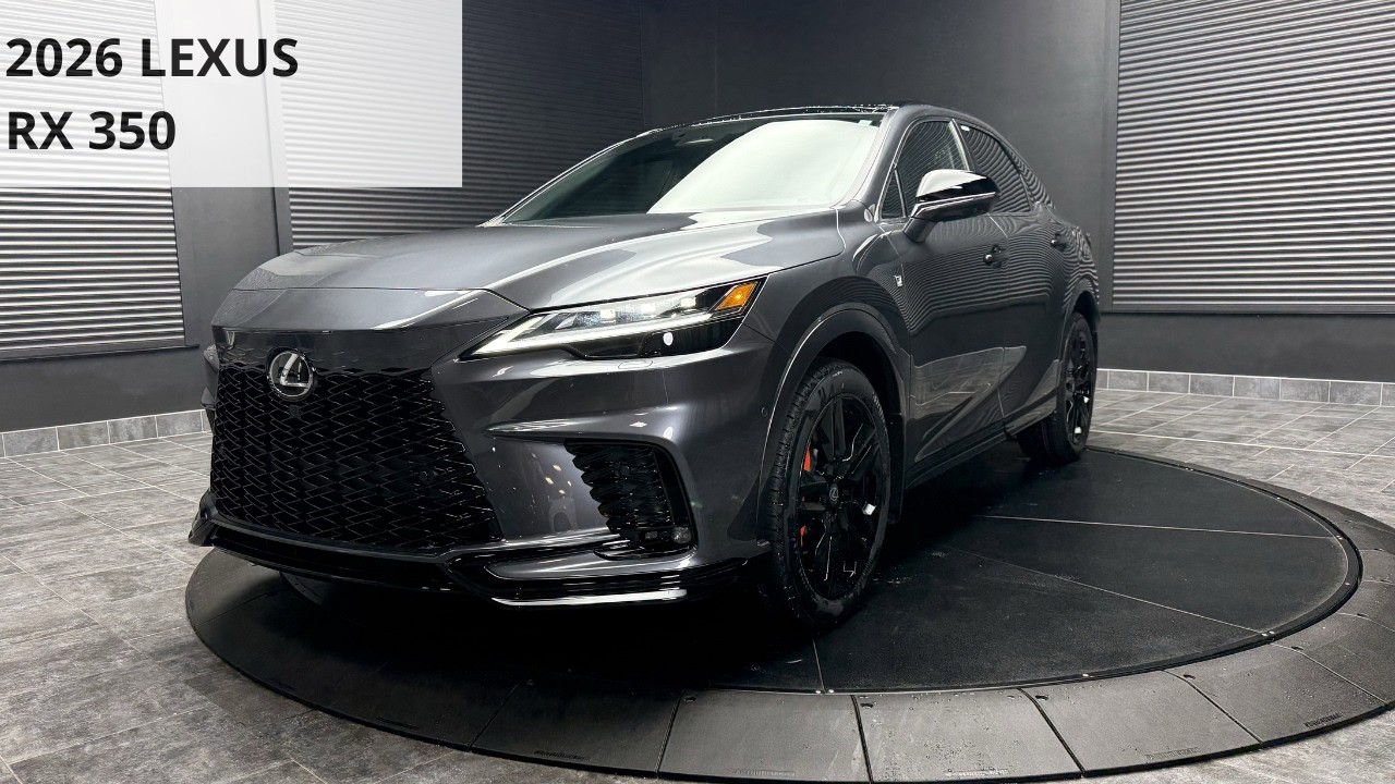 NEW 2026 Lexus RX 350 | AWD | F-Sport Blackline - YouTube