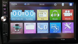 How to Restore factory settings in Double din 7012B Head Unit screenshot 3