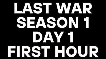 Last War Season 1 first hour real-time. You can see exactly what is waiting for you.