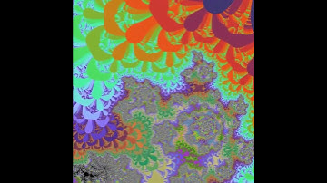 Fractal garden #art #digitalartist #digitalart  #artist #algorithmicart #abstractart #fractal