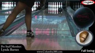 Columbia 300 Full Swing bowling ball presented by Columbia 300 Pro Staff Member Lynda Barnes