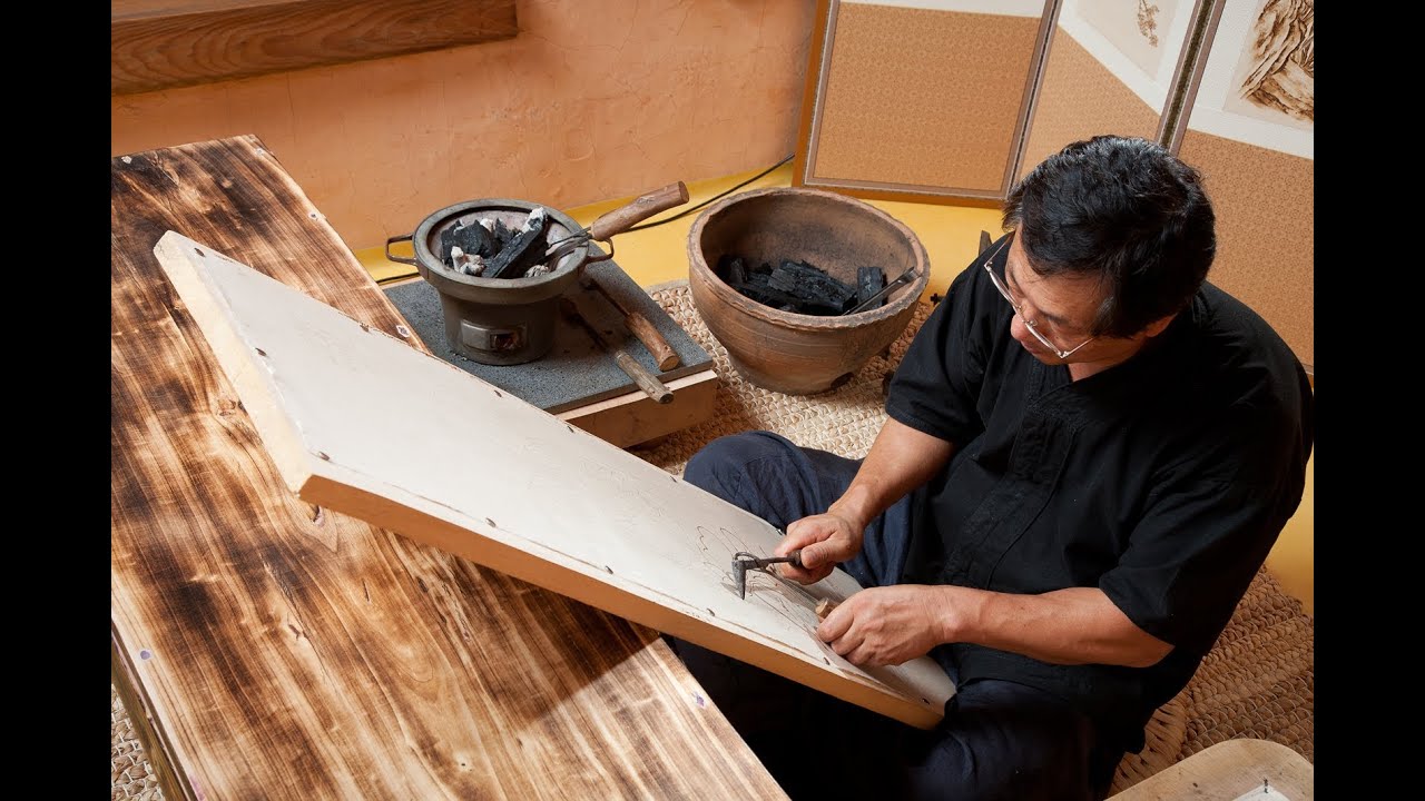 Korea traditional craft introduction - Nakhwa[pyrography] 한국 전통 낙화 - 국가무형문화재 136호 낙화장 김영조