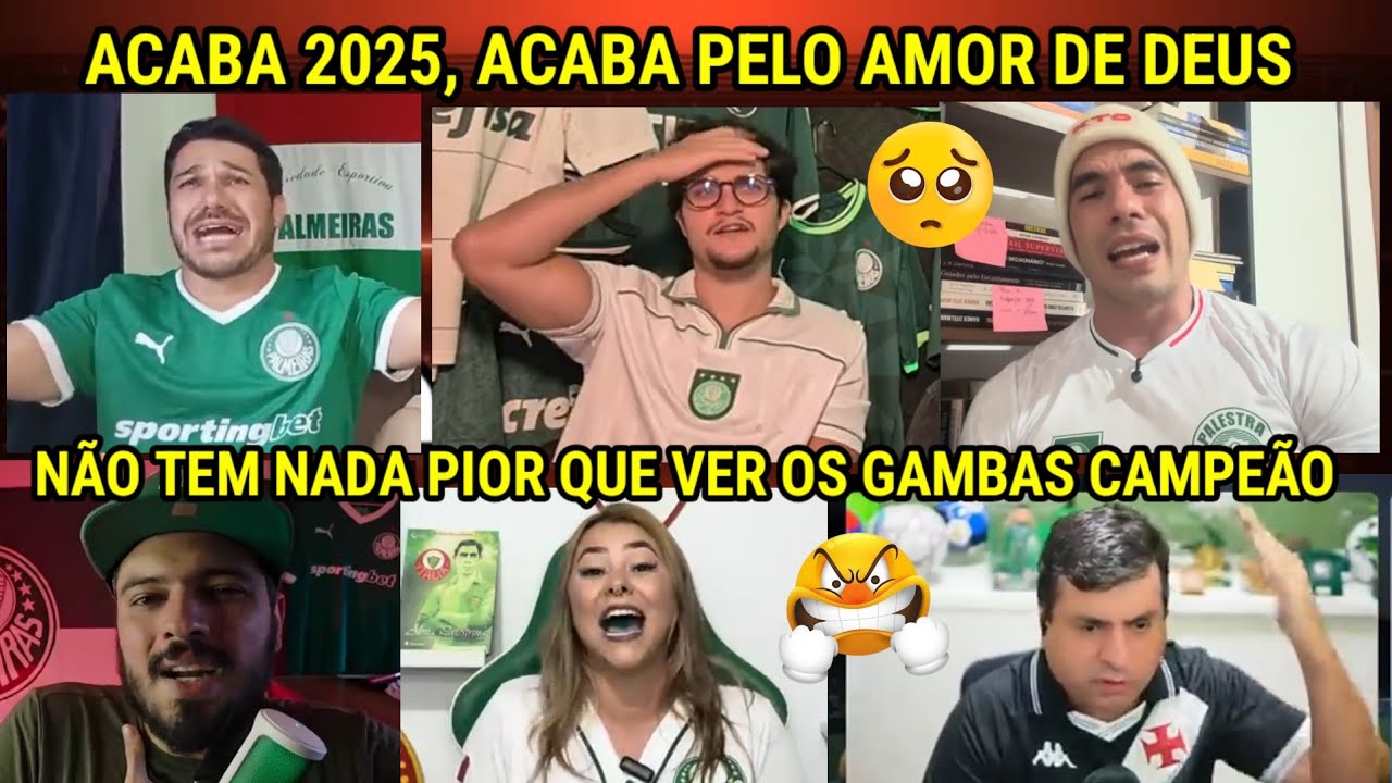 CHORO E REVOLTA - REAÇÕES dos PALMEIRENSES SURTANDO COM O CORINTHIANS CAMPEÃO E ELES NO CHEIRINHO