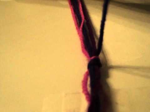 How to do the chinese staircase friendship bracelet - YouTube