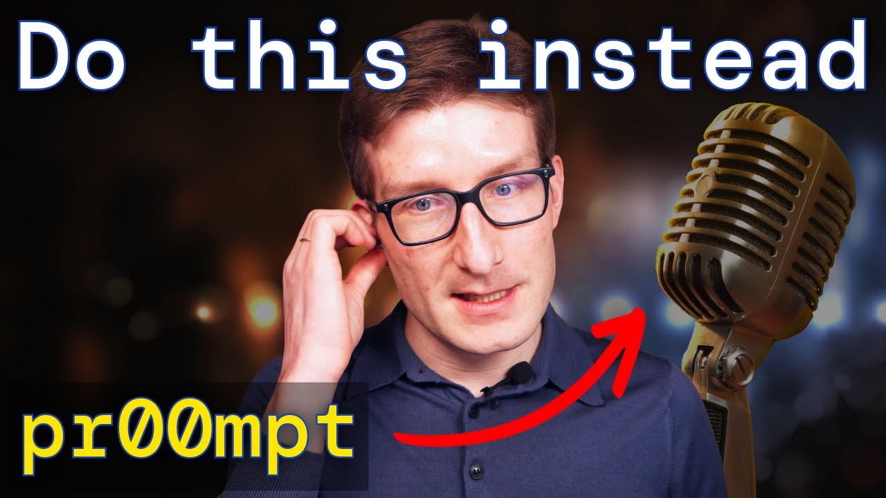 Stop obsessing over prompt wording - do this instead - YouTube