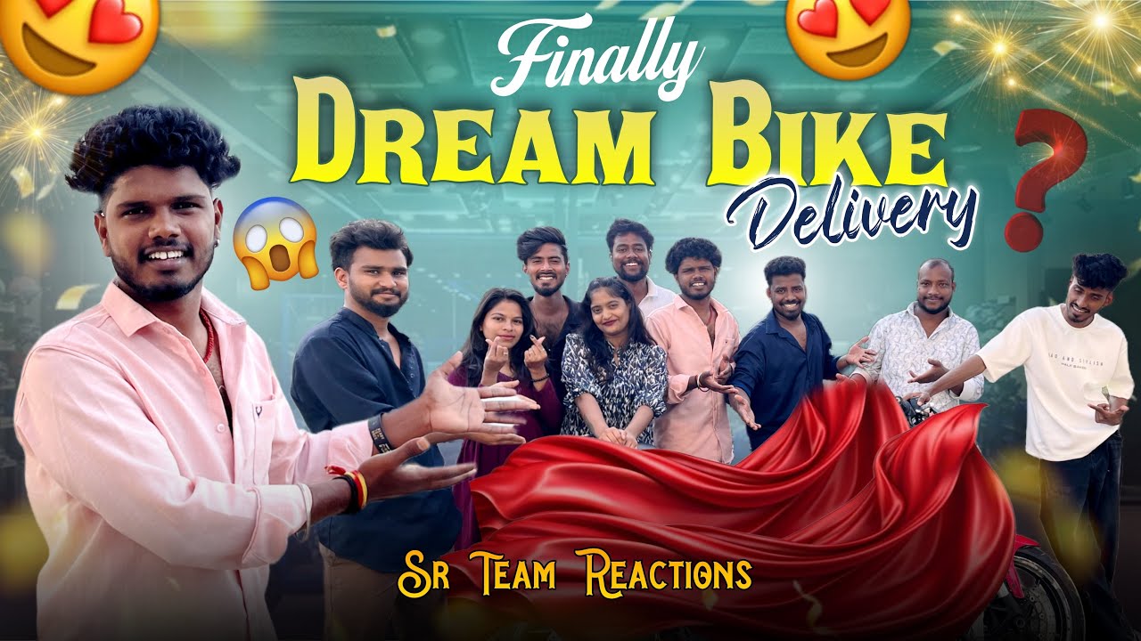 Finally dream bike delivery // Sr team reactions😱// 