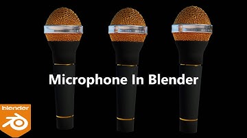 Blender Tutorial | Microphone In Blender 🎤