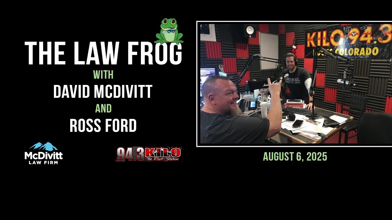The Law Frog on KILO 94.3 | McDivitt Law Firm | August 6, 2025