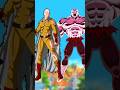 Saitama vs jiren #dragonball #onepunchman #youtube #shorts