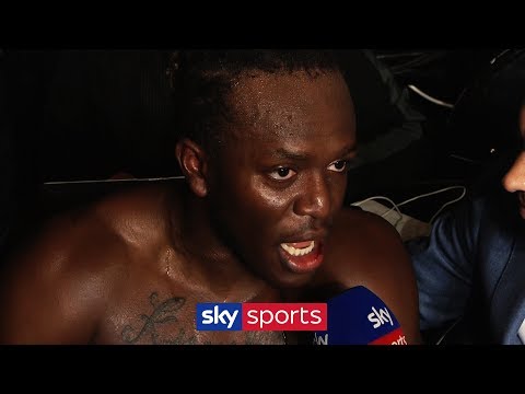 KSI reacts to his VICTORY over Logan Paul! 🥊