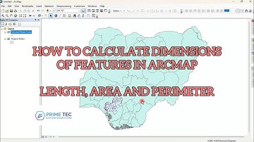 ArcMap: How to Calculate Dimensions of Features - Length, Area and Perimeter using GIS