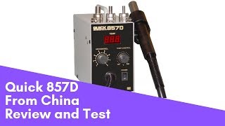 Quick 857D from China review and test \ из Китая обзор и тест