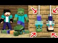 Monster School : Baby Zombie And Bad Gangsters - Minecraft Animation